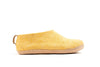 Indoor Shoes With Leather Sole - Mustard