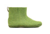 Indoor Boots With Leather Sole - Green