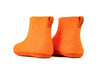 Indoor Boots With Leather Sole - Orange