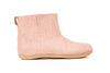 Bottes d'intérieur avec semelle en cuir - Rose bébé