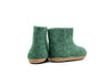 Kids Indoor Boot With Leather Sole - Jungle Green