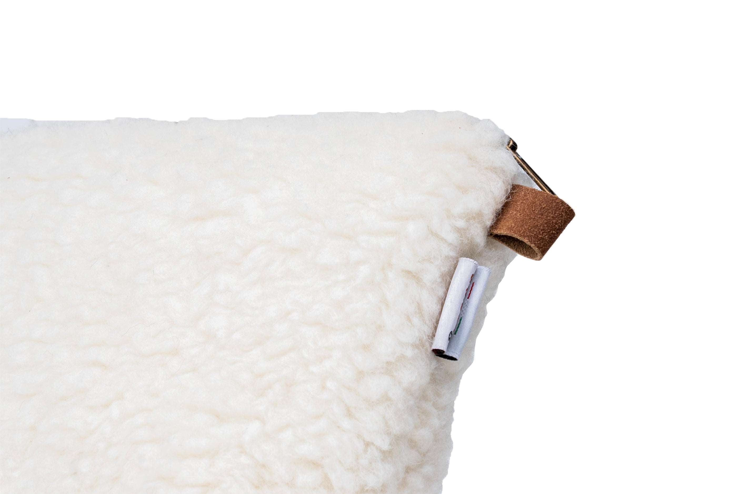 Woollyes Sherpa Woolen purse- White