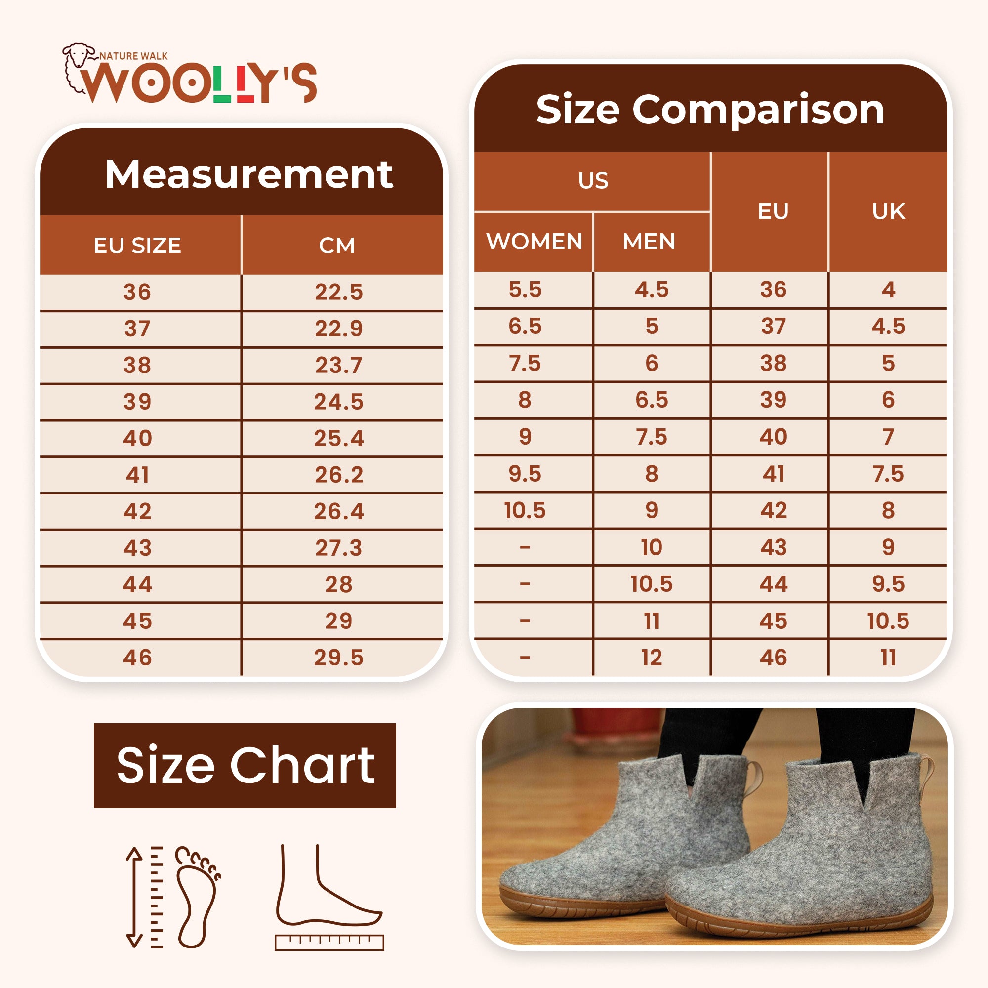 戶外橡膠底低筒靴 - 自然灰色