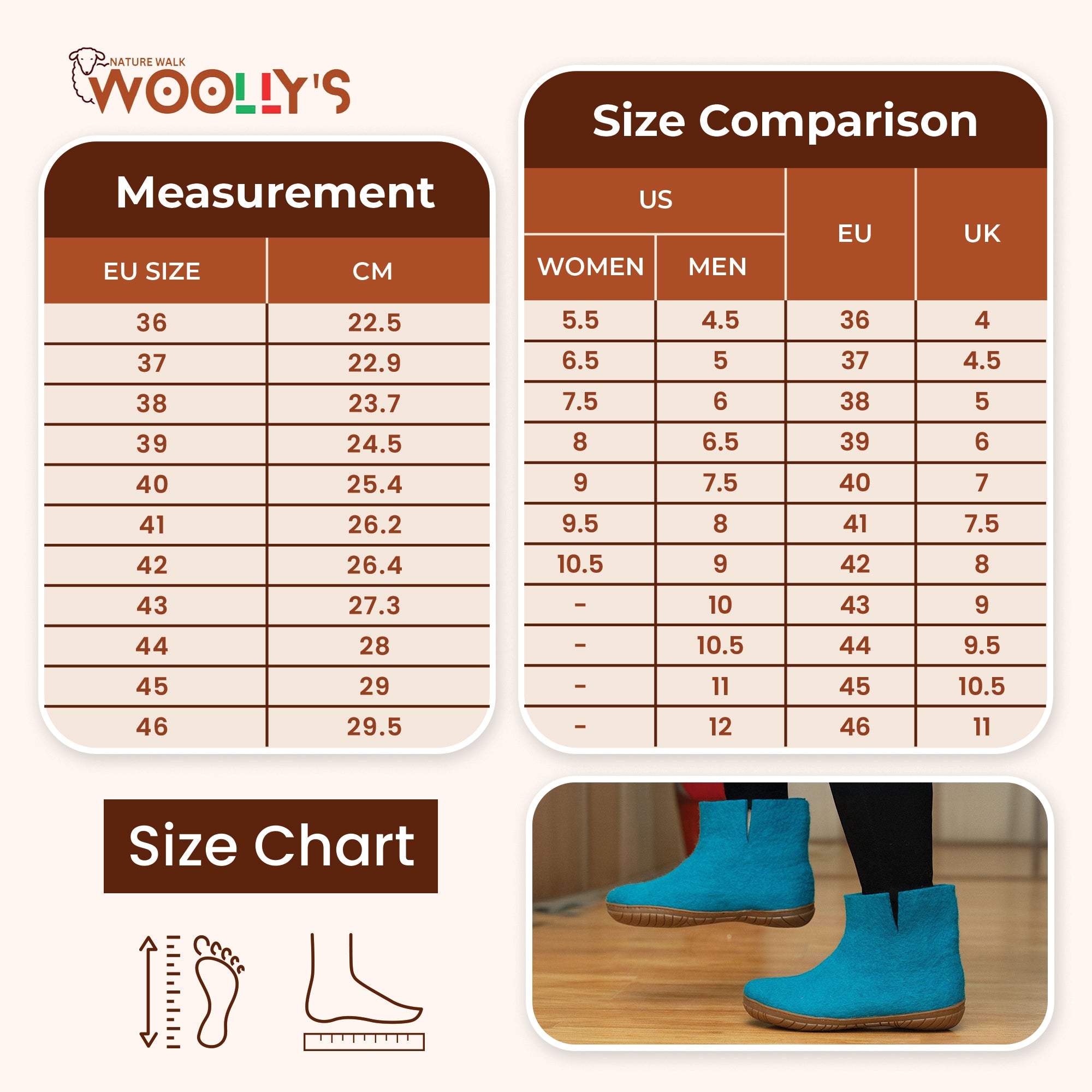 橡膠底戶外低筒靴 - 綠松石色