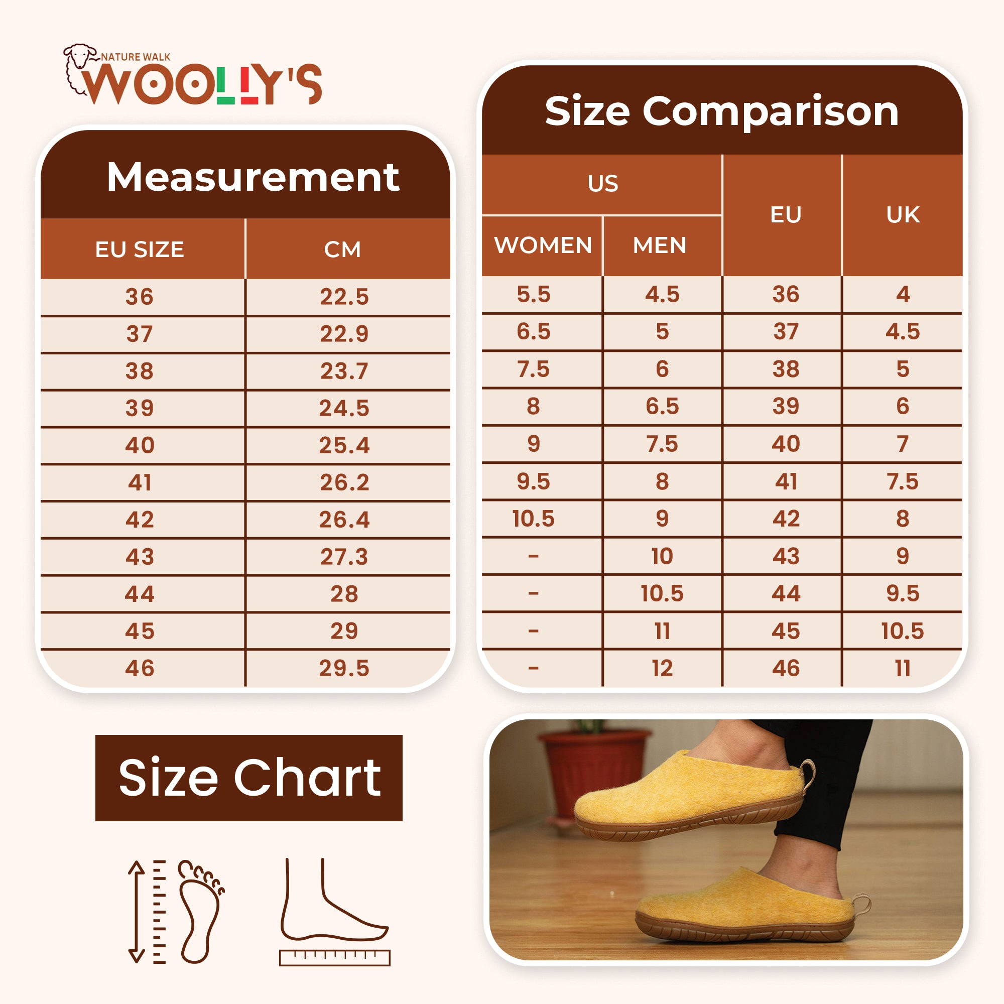 橡膠底戶外露跟拖鞋 - 芥末黃
