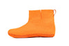 Indoor Boots With Leather Sole - Orange - Woollyes