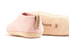 Indoor Shoes With Leather Sole - Baby Pink - Woollyes