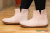 Outdoor Low Boots With Rubber Sole - Baby Pink - Woollyes