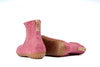 Outdoor Low Boots With Rubber Sole - Cherry Pink - Woollyes