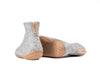 Outdoor Low Boots With Rubber Sole - Natural Grey - Woollyes