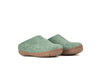 Outdoor Open Heel Slippers With Rubber Sole - Jungle Green - Woollyes