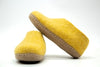 Handmade Indoor Kids Shoes - Mustard Yellow